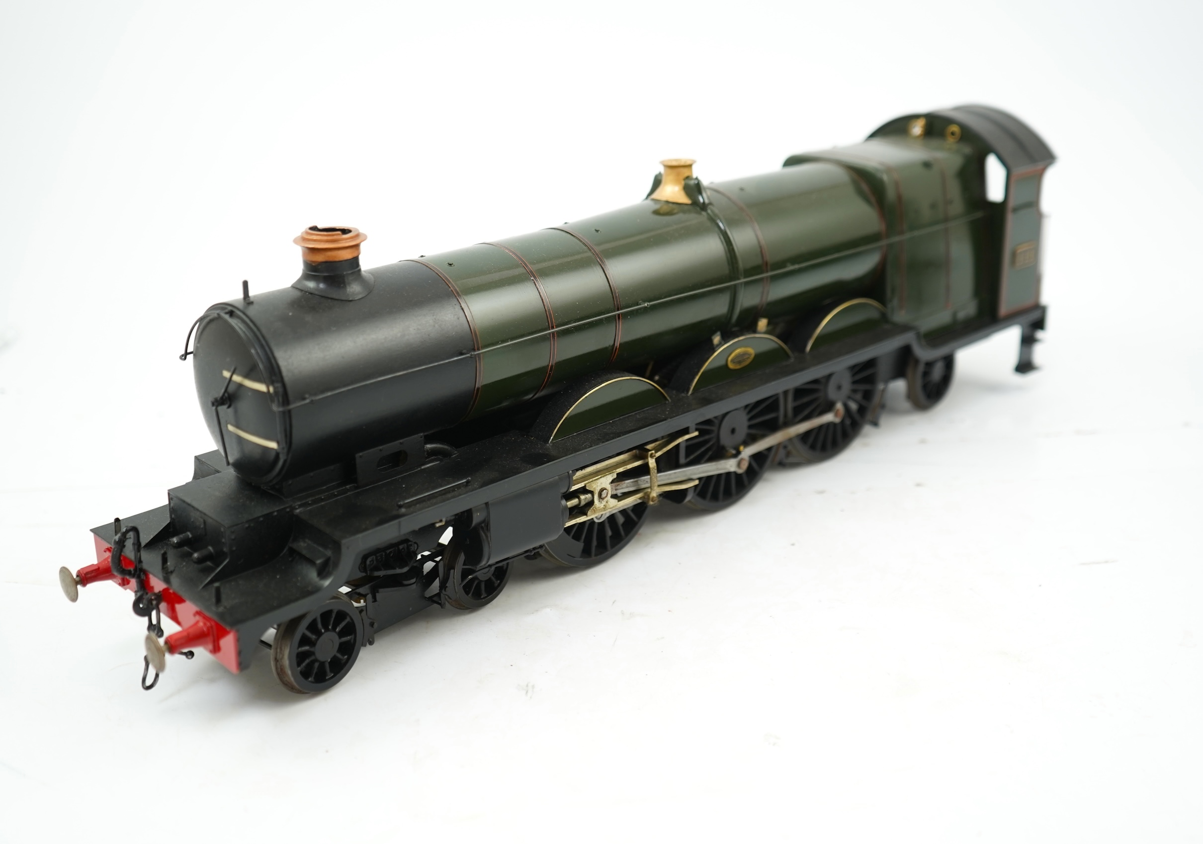 A Gauge One Cherry Scale Models (No. 66) model of GWR The Great Bear 111, 4-6-2 locomotive with bogie tender, powered for two rail operation.